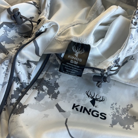 Kings Camo Jacket in White and Grey size S/M - Picture 5 of 8